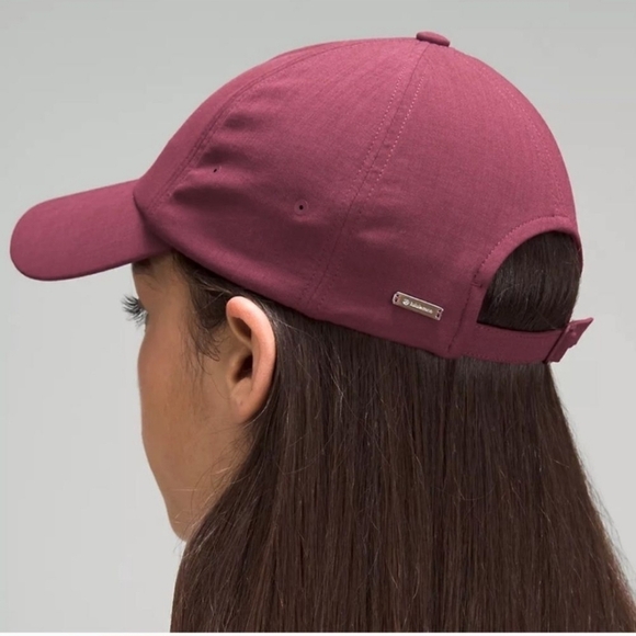 lululemon Burgundy Deep Luxe Baller Hat Athletic Lightweight Cap NWT - Picture 9 of 9